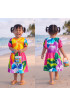 Hand Painted Rayon Kids Dress Hand Painted Rayon Kids Dress